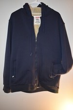 Laoluntu Men's Blue Lined Zip Up Sweatshirt Size XL - Extremely Warm