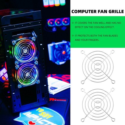 10 PCS Fan Protection Net Baby Computer Case Cooling Grid - Afbeelding 4 van 12