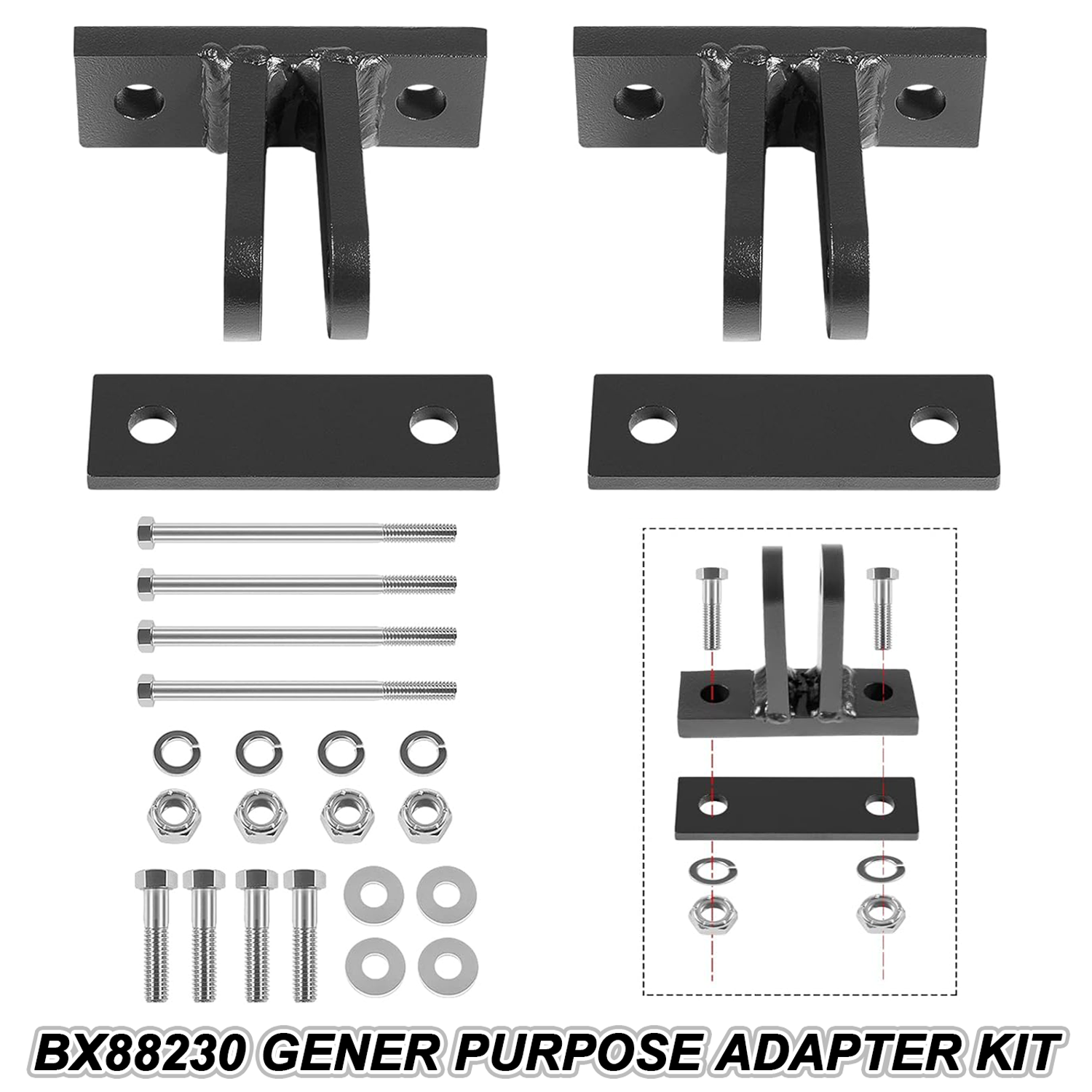 Replace for Blue Ox BX88230 Bolt-On Base Plate Tow Bar Adapter Bracket Kit Tool