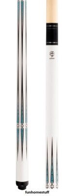 MCDERMOTT LUCKY L74 58'' BILLIARD POOL TABLE CUE STICK W/ SILVER RINGS