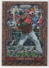 2021 Panini Prizm Baseball Craig Biggio #10 Bronze Donut Prizm /40