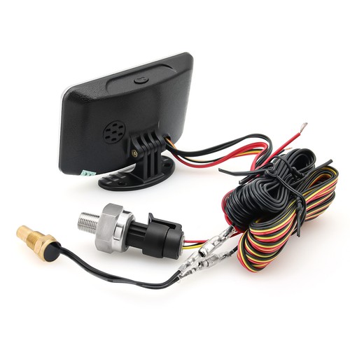 3 In 1 Car Truck LCD Digital Display Voltmeter/Oil Pressure/Water Temp Gauge - Picture 9 of 12