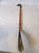 Vintage Horse Head Shoe Horn 21 1/2" Long. Z14