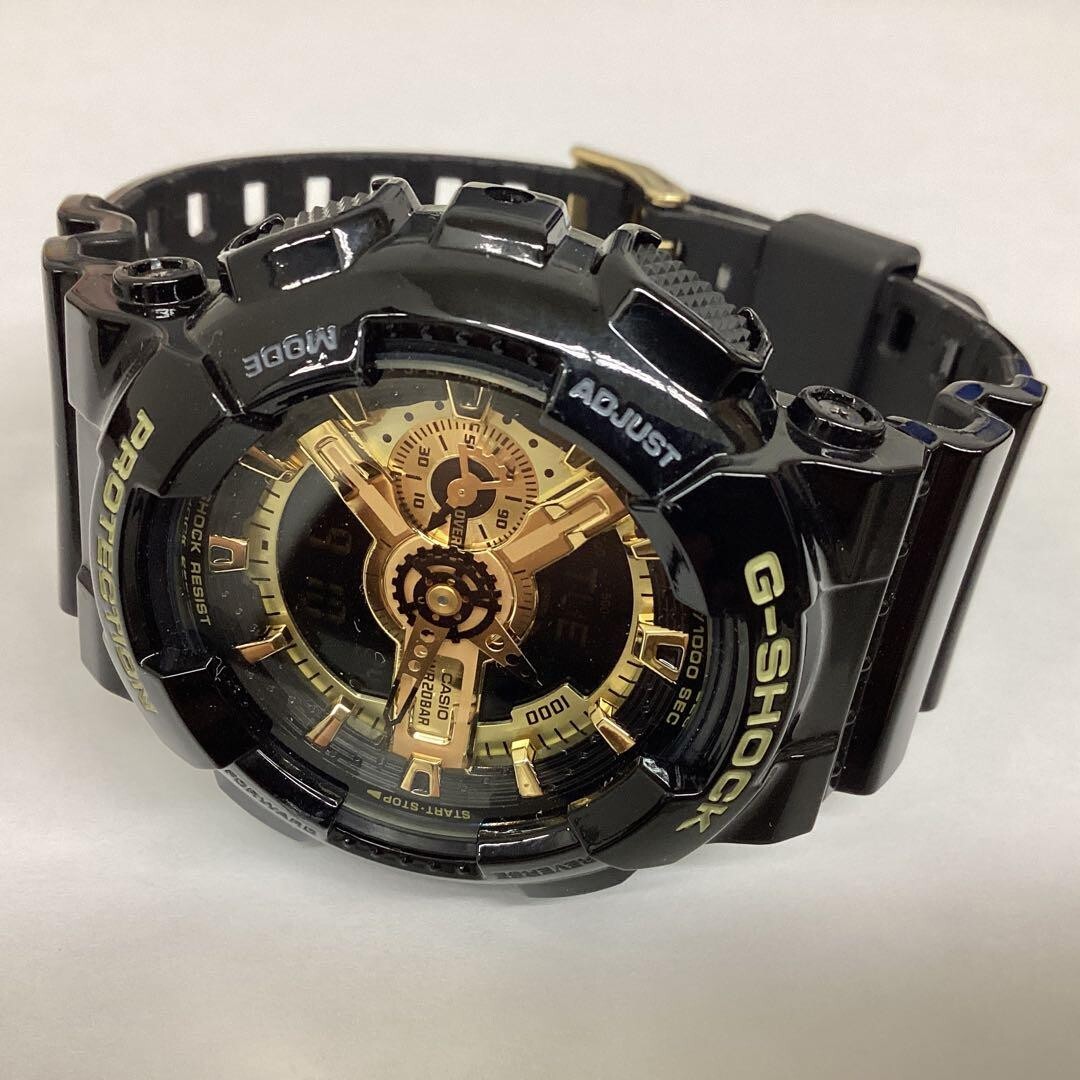 Casio G-Shock GA-110GB-1ADR DIGITAL QUARTZ BLACK RESIN WATCH Japan