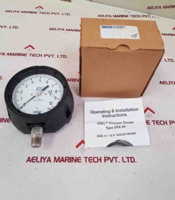 Wika xsel 23x.34 4.5 pressure gauge 0-10 bar