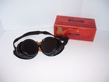 Vintage WILLSON 50 m/m Welding Glasses USA Original Box