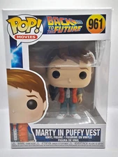 FUNKO POP! MOVIES MARTY in PUFFY VEST 961 Back to the Future Vinyl Figure NIB