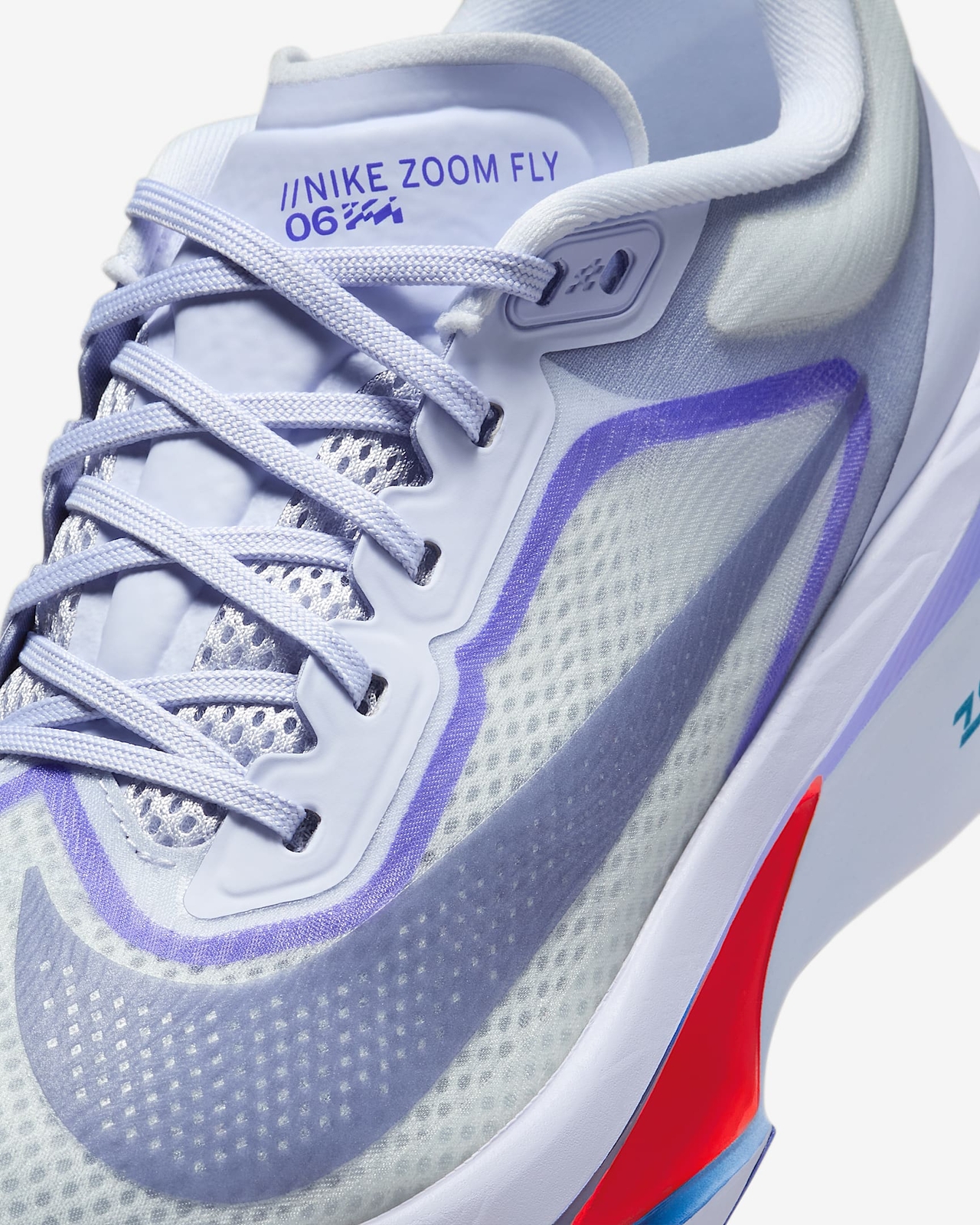FN8455-004 Nike  Zoom Fly 6 Ghost Football Grey Blue Lightning  (Women's) image 7