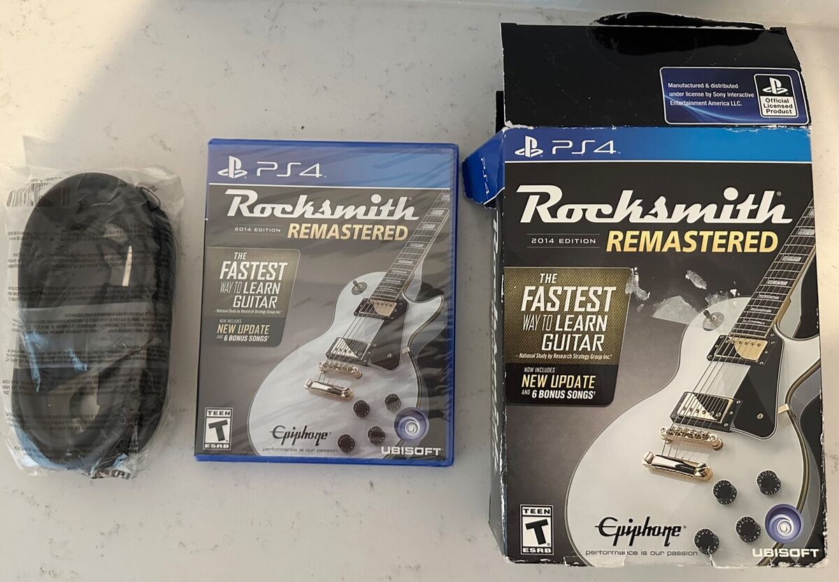 Rocksmith 2014 Edition Remastered W Real Tone Cable PS4 OPEN Rocksmith 2014 Edition Remastered W Real Tone Cable PS4 OPEN