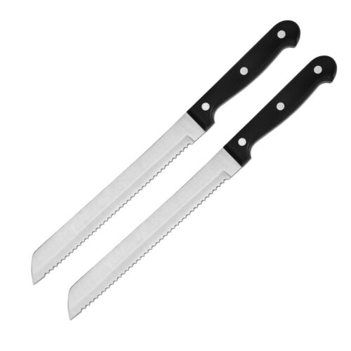 1/2/3x 8-Inch Bread Knife with Stainless Steel Blade & ABS Handle - Picture 14 of 15