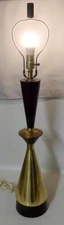Mid Century Modern Brass Bard Creations Hollywood Regency Parzinger Era Lamp