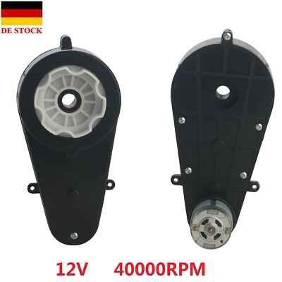 2Stk 12V 40000RPM RS550 Elektromotor Getriebe Kinder Auto Spielzeug Ersatz DHL