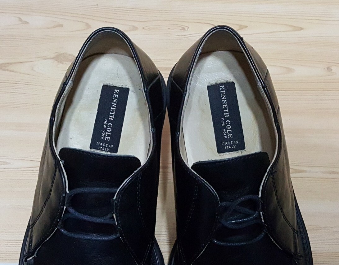 SAOLA Scarpe Oxford Kenneth Cole Made in Italy da uomo in pelle nera 7