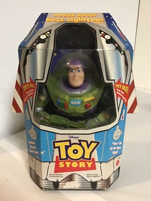 1998 Vintage Buzz Lightyear in Rocket Box 1st Generation Toy Story
