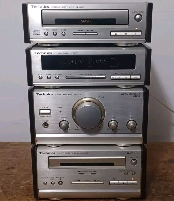 TECHNICS HiFi Stereo AMP SE-HD50, TUNER ST-HD50, CD SL-HD60