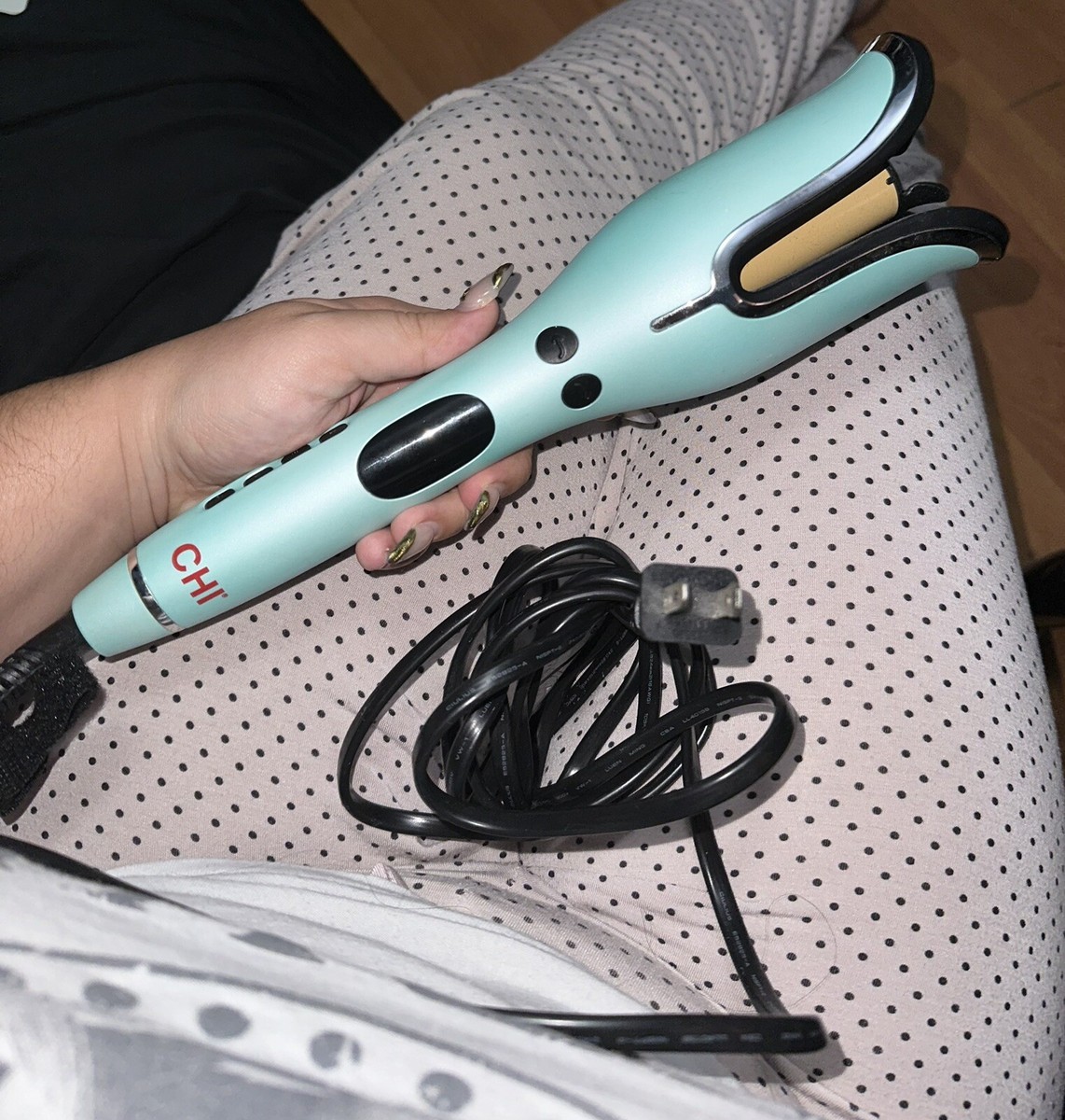 CHI Spin N Curl Special Edition Mint Green Ideal for  display picture 3