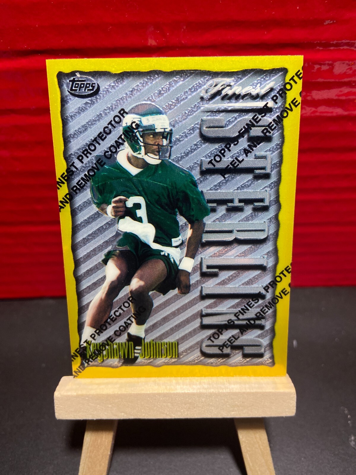 1996 Finest #270 Keyshawn Johnson Gold sterling subset