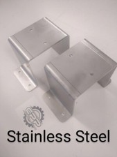 Fence Post To Flat Wall Fixing EXTRA STURDY 4"x4" 100mm Wall Band Wooden Panel