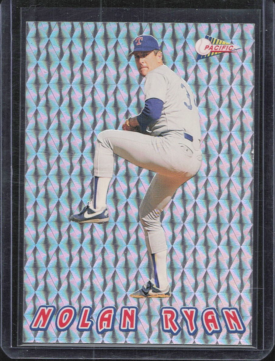 1993 Pacific Texas Express Nolan Ryan Prism 10 Texas Rangers