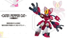 Figura súper móvil Medabots CAT01 PEPPER CAT BANDAI