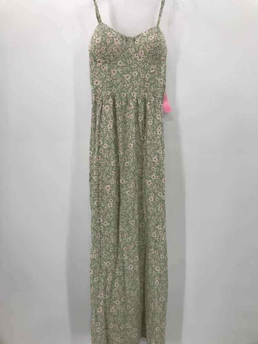 Pre-Owned Lily Rose Green Size XL Shift Maxi Sleeveless Dress