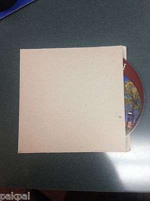 500 NEW 12 PT 5 1/8 ''  PAKRITE ECO-FRIENDLY CARDBOARD CD DVD SLEEVES SF09ECO