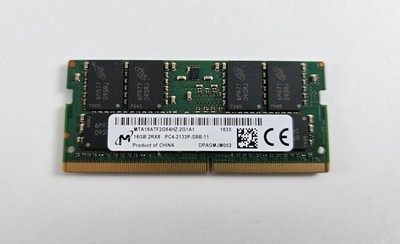 Micron 16GB DDR4 2133MHz PC4-2133P SO-DIMM 2Rx8 RAM MTA16ATF2G64HZ-2G1A1