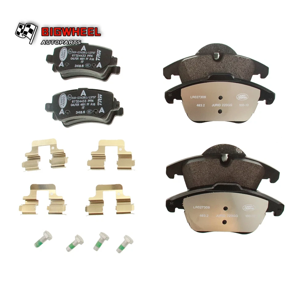 OEM Land Rover Range Rover Evoque 2012-2015 Rear Brake Pad Set LR134693 LR134695 - Image 4 of 4