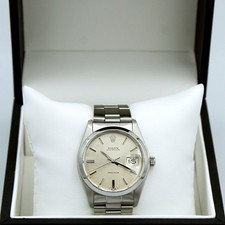 Rolex Oyster Date 6694 34mm Silver Dial Steel 1972 Automatic Watch