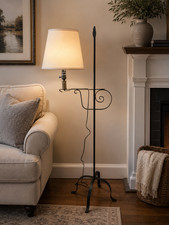 Wrought Iron Floor Lamp Three Styles- Amish H...