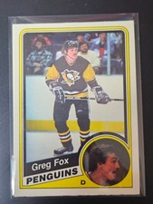 1984-85 O-PEE-CHEE HOCKEY #175 GREG FOX PITTSBURGH PENGUINS
