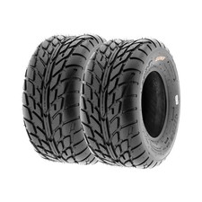 SunF 20x10-10 ATV UTV Tire 20x10x10 Hardpack Race Sport 6 PR A021 - PAIR of 2