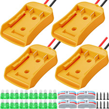4 Pack Wheels Adapter Compatible with Dewalt 20V Battery Adapter Converter Kit f