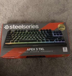 Tested Open Box SteelSeries Apex 3 Tkl Keyboard