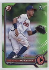 2022 Bowman Prospects Neon Green Border 48/399 Fran Alduey #BP-39 0z8v