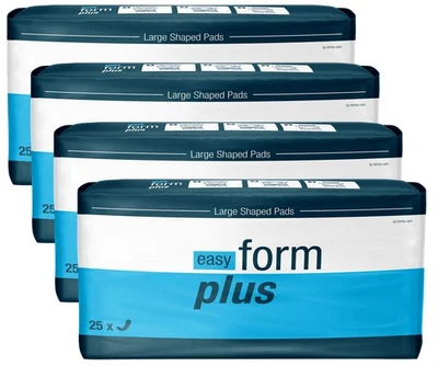 FORMA CARE Easy Form PLUS - anatomische Inkontinenzvorlagen - 4x25 (100) St. Karton