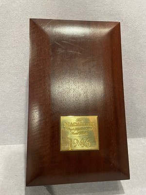 RARE ORIGINAL MACALLAN 1946 WOOD WOODEN DISPLAY BOX