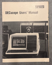 Digital DECscope User's Manual for VT50 / VT50H / VT52 Video Terminal - 1975