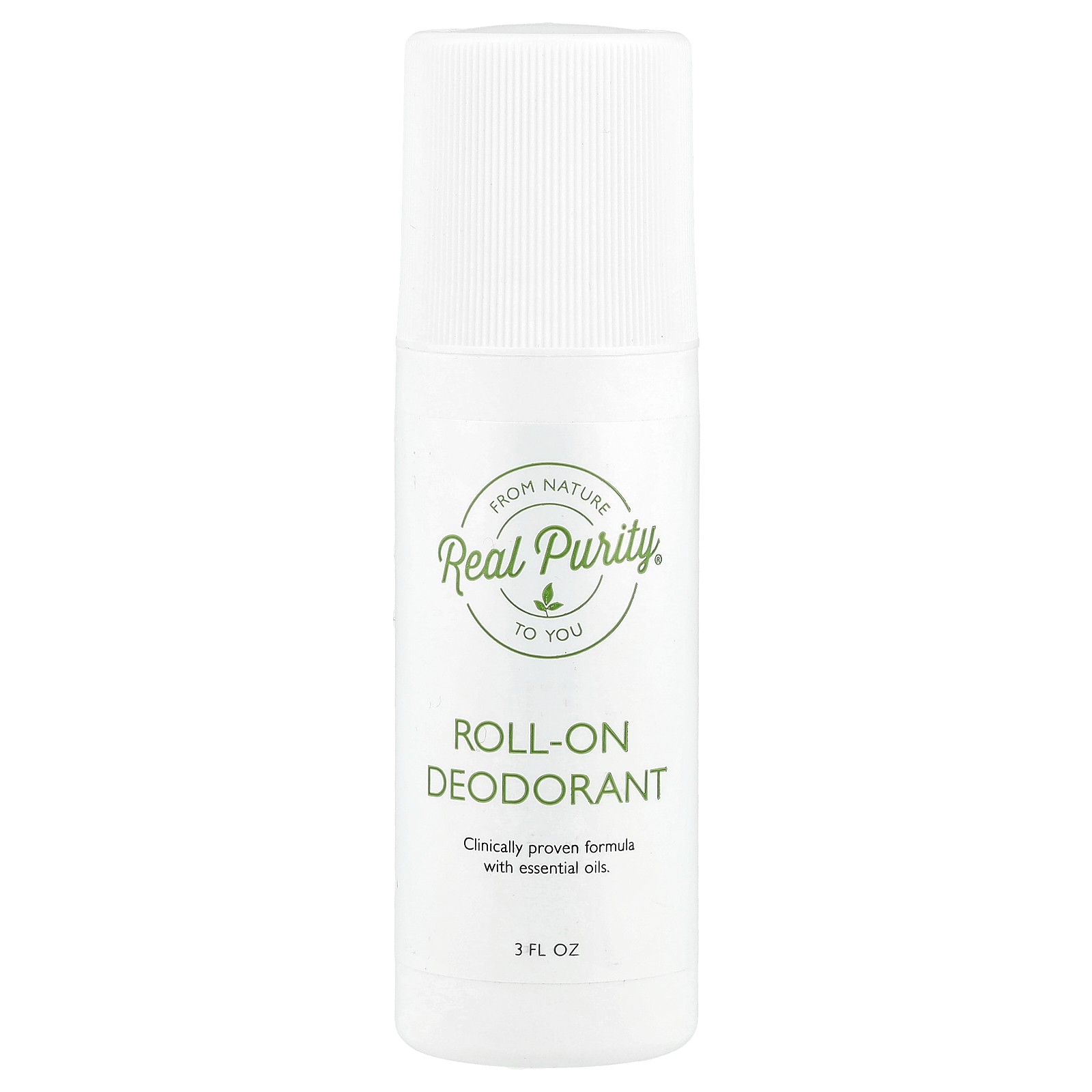 Роликовый дезодорант Real Purity, 3 жидких унции, 89 мл, не тестируется на животных