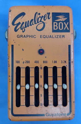 Guyatone PS-105 Graphic Equalizer Gitarren-Effekt-Pedal GETESTET LED...