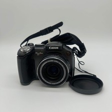 Canon PowerShot S3IS Black Digital Camera Used Serial Number 4328522964