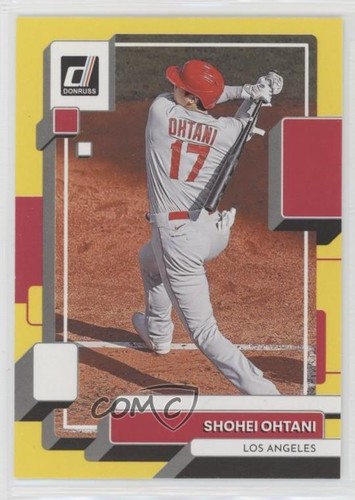 2022 Panini Donruss Yellow Shohei Ohtani #147 gc7