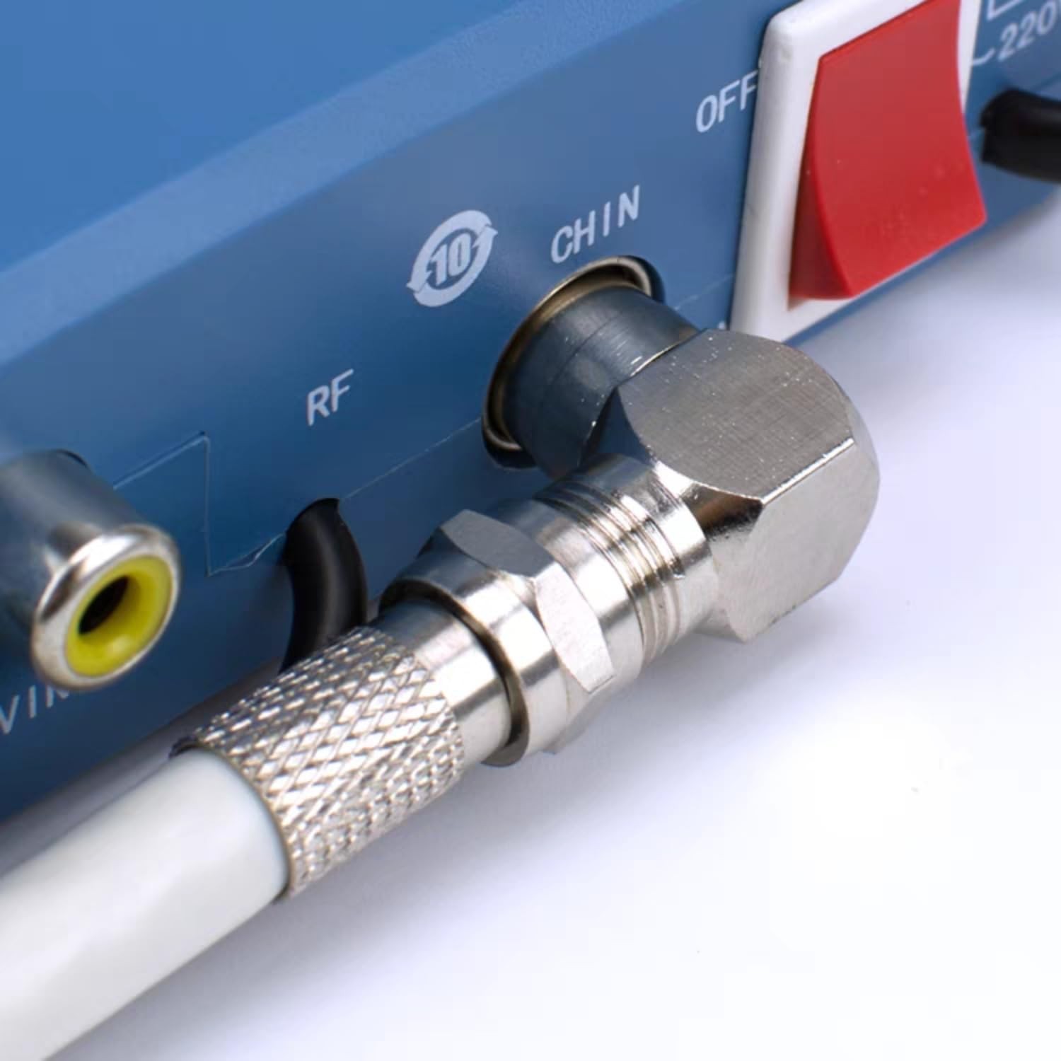 2-Pack 90 Degree Coaxial Connector, Right Angle Coax Adapter for Flat... 