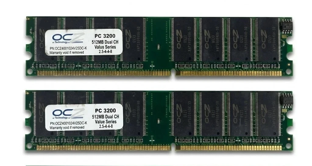 OCZ Computer PC-3200 (DDR-400) Bus Speed Memory (RAM) for sale | eBay