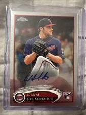 2012 Topps Chrome - Liam Hendriks #154 Rookie Autographs (AU, RC)