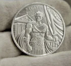 1 oz. JULIUS CEASAR Legendary Warrior Round .999 Fine Silver