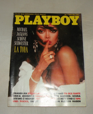 P7 Playboy Deutsche Ausgabe März 1989 La Toya Jackson Erika Berger nette Polen