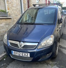2012 Vauxhall Zafira 1.8 Petrol 7 Seater MPV - Long MOT March 2027 - Thule Rack