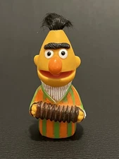 Vintage Muppets Inc Sesame Street Bert Rubber Finger Puppet - 1970’s - Sz. 3.25”