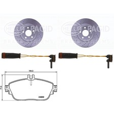 HELLA PAGID BREMSENSET 320mm VORNE passend für MERCEDES W176 W246 W117 HELLA PAGID BREMSENSET 320mm VORNE passend für MERCEDES W176 W246 W117